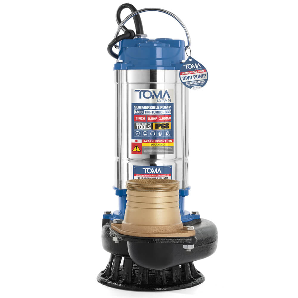 ปั๊มจุ่ม TOMA JAPAN รุ่น TM-TURBO-660 ขนาด 3 นิ้ว 2.5HP 1,900W_0